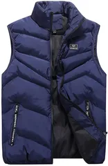 【即日発送】フェイク 中綿 シンプル ダウンベスト メンズ M~3XL [エアバイ]