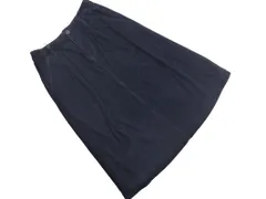 coen コーエン コーデュロイ Aライン 台形 スカート sizeM/紺 ◇■ レディース