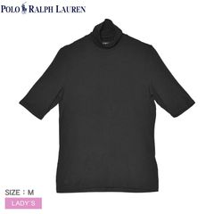 ポロ ラルフローレン ニット 200672214 レディース S.S HIGH NECK KNIT POLO RALPH LAUREN カラー:ポロブラック  品番：21234309