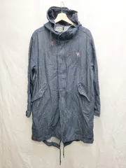 ◇ ◎　⊇ BACK NUMBER バックナンバー ジップアップ　ロング 長袖 ブルゾン　ジャンパー サイズM ネイビー メンズ P  【1410160017067】