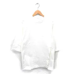 B&Y ユナイテッドアローズ BEAUTY&YOUTH ビューティー&ユース ワンピース ミニ 丸首 プルオーバー 無地 シンプル 七分袖 アイボリー /TT25のサムネイル