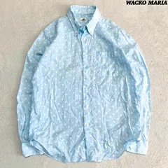 即完売　ワコマリア　ドットシャツ　ブルー　Lサイズ 即完売 ワコマリア ドットシャツ ブルー Lサイズ - メルカリ