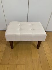 無印良品オットマン・麻綿平織カバー（生形）セット - メルカリ