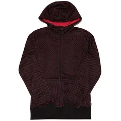 BURTON バートン レディース　防風ジャケット　表面ジャージ　裏フリース　インナー　スノーボード　XS　ブラック×ピンク【セレスポセカンド】のサムネイル