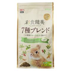 GEX ジェックス 彩食健美 7種ブレンド 7種の和漢植物配合 子うさぎ~5歳まで 大容量 ラビットフード 1.8kg