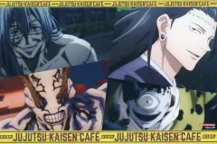 【中古】ポストカード 夏油傑＆真人＆漏瑚＆花御 ポストカード 「JUJUTSU KAISEN Cafe (呪術廻戦カフェ)」 ドリンク注文特典