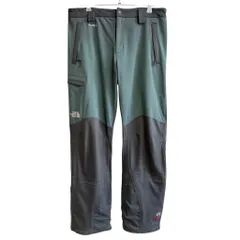 THE NORTH FACE ザノースフェイス SUMMIT SERIES アウトドア ナイロンパンツ バイカラー グリーン×グレー サイズ10 No.H405