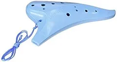 【中古】オオサワオカリナ i シリーズ プラスチック アルトC調 空色 PI-AC SBL 9jupf8bのサムネイル