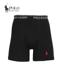 ラルフローレン ボクサーパンツ メンズ 1枚 前開き 下着 polo ralph lauren prl s m l xl ブラック 黒【メール便】 正規品 新品 男性 518307