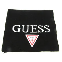 ゲス マフラー ロゴ ブランド 小物 レディース メンズ ブラック×ネイビー Guess 【中古】のサムネイル
