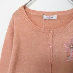 ギャラリービスコンティ GALLERYVISCONTI 花モチーフ ビジュー ニット カーディガン w881415ss