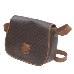 CELINE/セリーヌ ショルダーバッグ マカダム柄 ブラウン IS Bランク