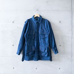 美品 アーバンリサーチ デニムスタンドカラーカバーオール 