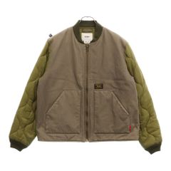 WTAPS (ダブルタップス) 17AW MC JACKET キルティング切替 ボンバージャケット カーキ 172GWDT-JKM03