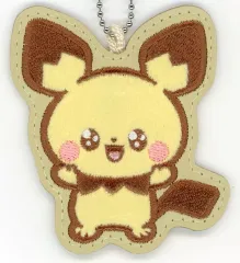 【中古】キーホルダー ピチュウ ワッペンチャーム 「一番くじ ポケピース ～“PEACE”なおさいほうのひととき～」 H賞