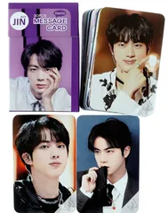 BTS JIN ジン グッズ フォトメッセージカード （ブックマーク、タグ) 30枚セット
