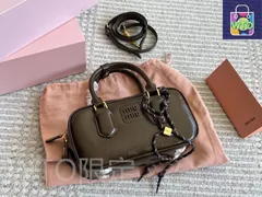 MIU MIU ボウリング/ビジネスバッグ ? 22×11cm [本日WTO|新品未使用品]-WT0輸入-QMV25