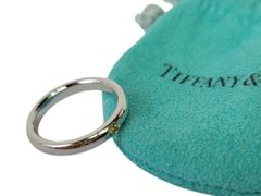 ティファニー スタッキングバンドリング 指輪 1Pイエローダイヤ pt950 TIFFANY&Co.