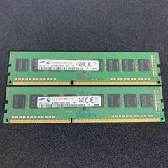 SAMSUNG PCメモリ 4GB 2枚 ／DDR3-1600／PC3-12800U／M378B5173QH0／ DIMM デスクトップ用 samsung【145】