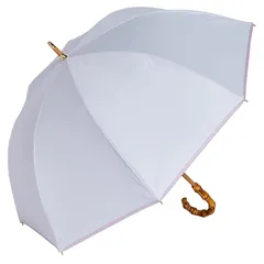 Refume レフューム 日傘 長傘 完全遮光 遮光率100% 軽量 遮光 遮熱 晴雨兼用 UVカット REFU-0022 ホワイト ピンク 白