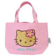 【メール便】ハローキティ ランチバッグ ミニトート 日焼けシリーズ ピンク サンリオ ケイカンパニー お弁当かばん キャラクター グッズ 