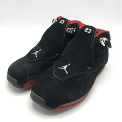 【中古】NIKE Air Jordan 18 Retro Bred CDP 2008 スニーカー 27cm 332548-061 ブラック レッド ナイキ[10]