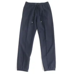 極美品□DIOR ディオール オム チェック柄 タック入り ウール100％ イージーパンツ/ジョガーパンツ ネイビー 42 イタリア製 正規品 メンズのサムネイル