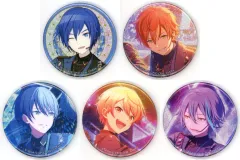 【中古】バッジ・ピンズ 全5種セット 「プロジェクトセカイ カラフルステージ! feat. 初音ミク×あんさんぶるスターズ!! グリッター缶バッジコレクション A」