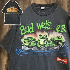 バドワイザー Tシャツ 蓄光 XXL 爬虫類 フェレット カエル バドワイザー Tシャツ 蓄光 XXL 爬虫類 フェレット カエル 90s