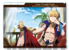 [중고] 클리어 파일 B. 캐스터/길가메쉬(푸른 하늘) A4 클리어 파일 3 포켓 [Fate/Grand Order -절대 마수 전선 바빌로니아-]