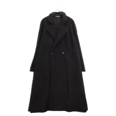 RAF SIMONS (ラフシモンズ) 00AW 初期 ウール ロングダブルコート ブラックのサムネイル