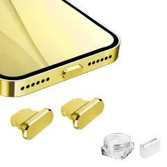 Plus Mini Pro Max用 ライトニング充電口 12 コネクタ 端子保護、精密アルミで が 超耐久防塵プラグ 13 iPhone 11 X iPhone Xs Max Xr 14 8 7 6S 6 保護キャップ SE iPad mini Lightn