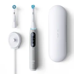 【新品】ブラウン 電動歯ブラシ iO6 オーラルB IOM62A61KGR-W グレーオパール 電動ハブラシ オーラルケア 回転式 充電式 歯磨き はみがき 歯垢除去 Oral-B