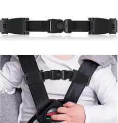 チャイルドシート用抜け出し防止クリップ シートベルト取付 固定グッズ ハーネス [定形外郵便、送料無料]