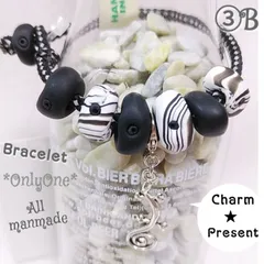 ✿α 様✳️ネイティブ調デザイン 4連cord bracelet モンステラ