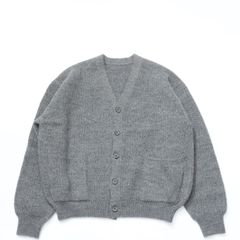 crepuscule クレプスキュール L-G Cardigan エルジー カーディガン GRAY ニット ウール ローゲージ 新品