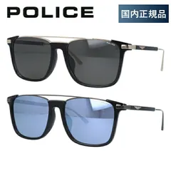 ポリス サングラス スクエア型 ミラーレンズ アジアンフィット POLICE SPLA37J 全2カラー 56サイズ （ダブルブリッジ） ユニセックス メンズ レディース アウトドア ドライブ UVカットのサムネイル