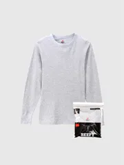 Hanes BEEFY ヘインズ Tシャツ 長袖 ビーフィー ロンT ワッフル サーマル T シャツ メンズ レディース ロングTシャツ 長袖Tシャツ 無地 パックT アメリカ綿 HM4-Q103