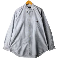 古着 ラルフローレン Ralph Lauren RALPH LAUREN GOLF 長袖 ボタンダウンストライプシャツ メンズL相当/eaa568433