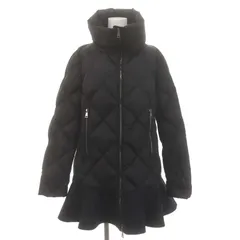 モンクレール MONCLER 15AW VOUGLANS ペプラム ダウンコート アウター バックファスナー 1 M 黒 ブラック /YQ ■OSのサムネイル