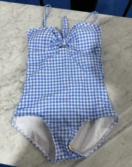 ギンガムチェック ワンピース 水着