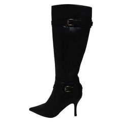 DIANA(ダイアナ) ロングブーツ 23 レディース - 黒 レザー