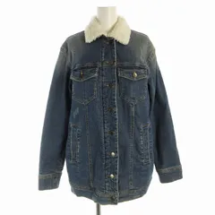 アルマーニエクスチェンジ A/X ARMANI EXCHANGE デニムジャケット ボア ウェルポケット S 青 ブルー /EEのサムネイル