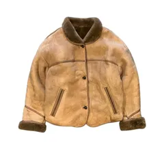 CANTERBURY カンタベリー 羊革 リアルムートンジャケットM ムートンコート CANTERBURY カンタベリー XXL メンズ X6682