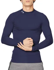 【特価商品】[アンダーアーマー] トレーニングベースレイヤー UAヒートギアアーマー ロングスリーブ モック メンズ