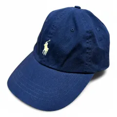 POLO RALPH LAUREN (ポロラルフローレン) コットンチノベースボールキャップ ユニセックス ネイビー FREE