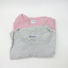 ◇ Θ 《 Champion チャンピオン まとめ売り2点セット サイズM,L Tシャツ ロングTシャツ メンズ 》 E  【1505290012669】