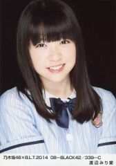 中古】生写真(乃木坂46) 渡辺みり愛/乃木坂46×B.L.T.2014 08-BLACK42