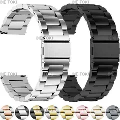 サムスンギャラクシーウォッチ用ステンレススチールストラップ サムスンギャラクシーウォッチ用メタルリンク GTS-GTR-4-3-2e-Miniバンド 6  5プロ 4クラシック 22mm  20mm
