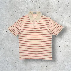 70s 糸巻きタグ IZOD LACOSTE ラコステ 半袖 ポロシャツ M ビンテージ